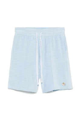 Velour Pintuck Shorts