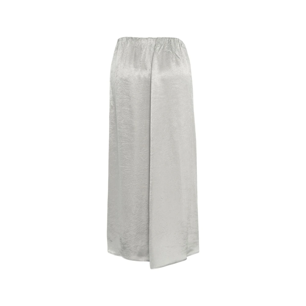 Birgitte Herskind Grijze Midi Rok met Kreukeleffect Gray Dames