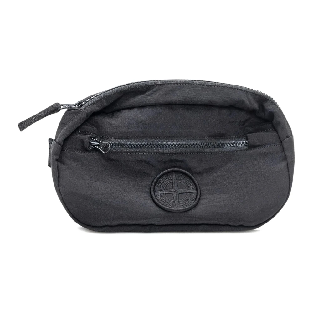 Stone Island Boys Black Kids Bags.. - Bags - One Size - Kids