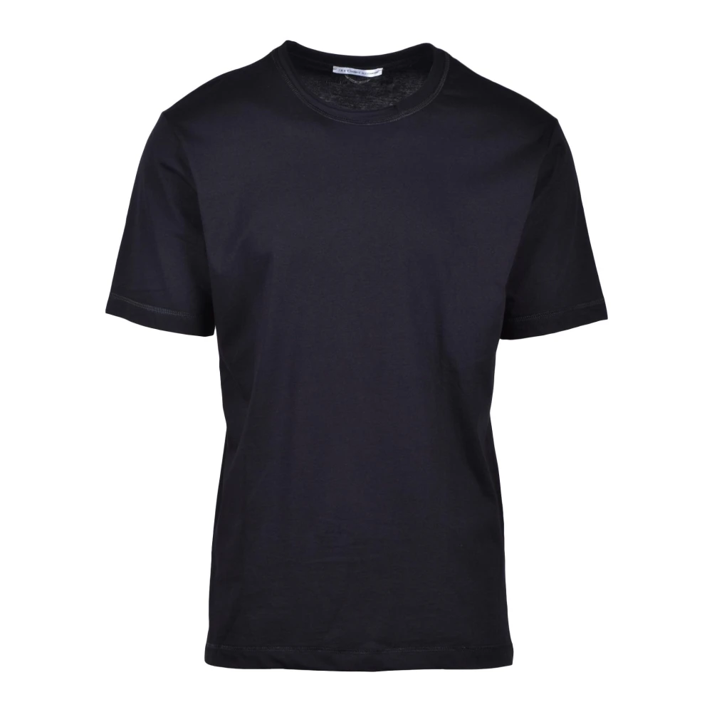 Daniele Alessandrini Grijze Katoenen T-shirt Black Heren