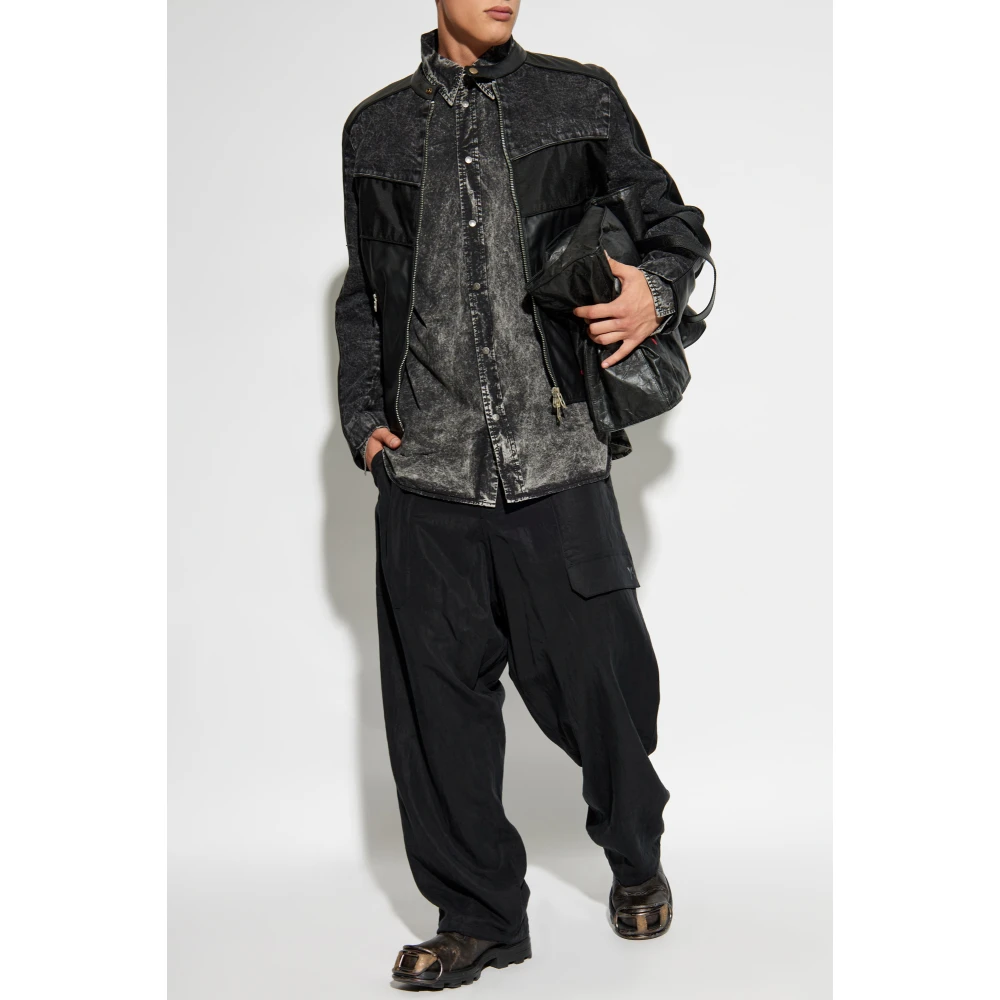 Diesel Jas L-Leopol Black Heren