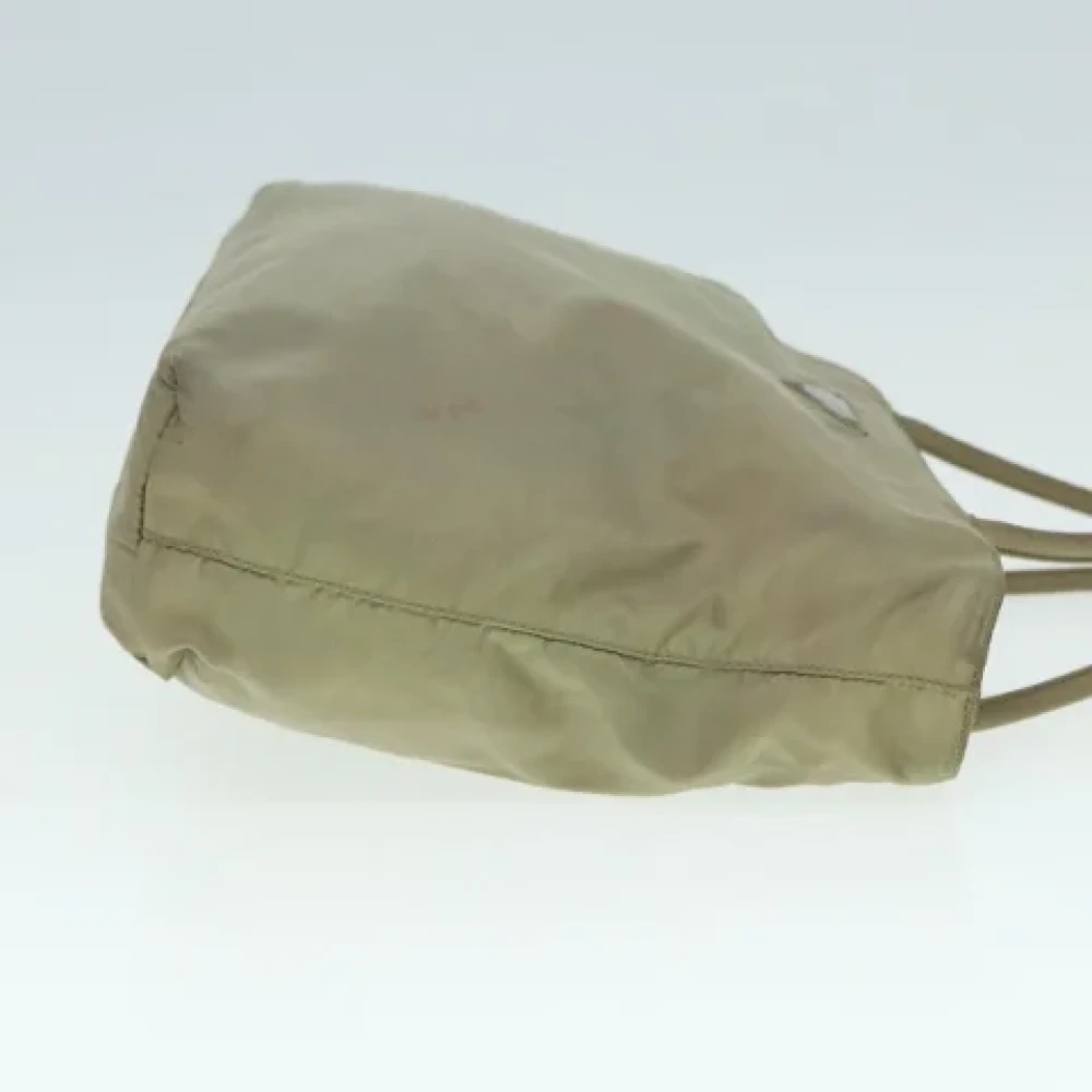 Prada Vintage Pre-owned Nylon totes Beige Dames