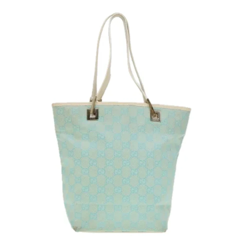 Gucci Vintage Pre-owned Canvas gucci-bags Blue Dames
