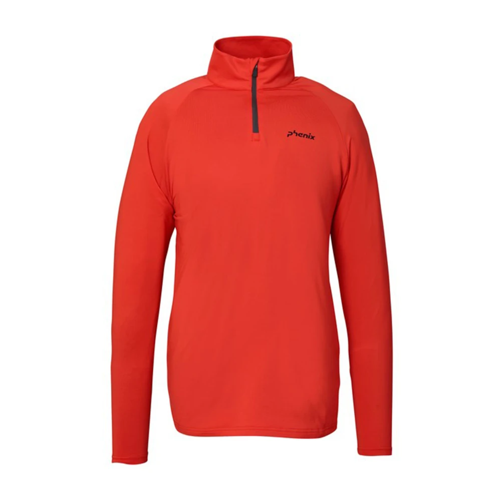 Phenix Thunderbolt Half Zip Tee Orange Heren