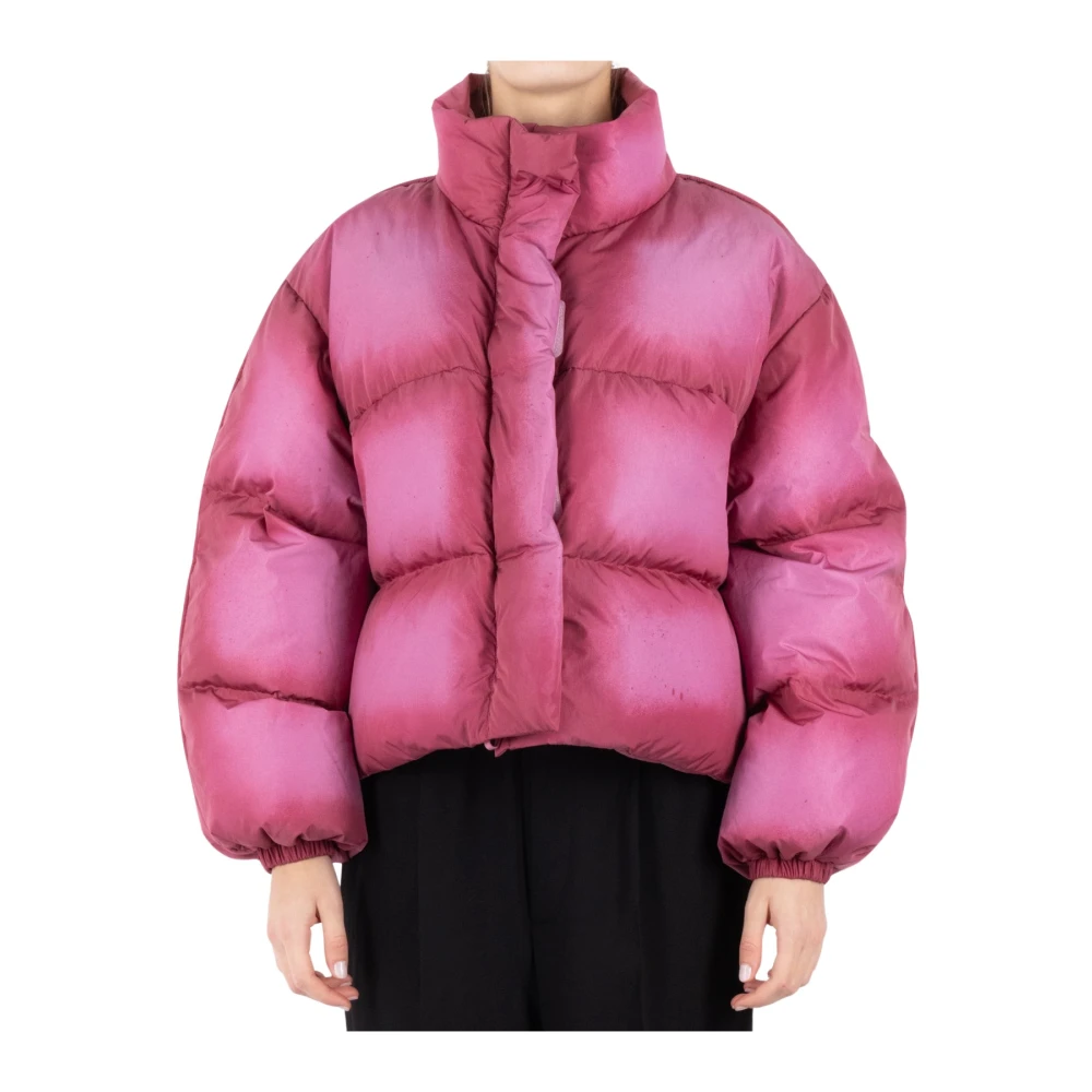 Acne Studios Tango Roze Nylon Jas Pink Dames