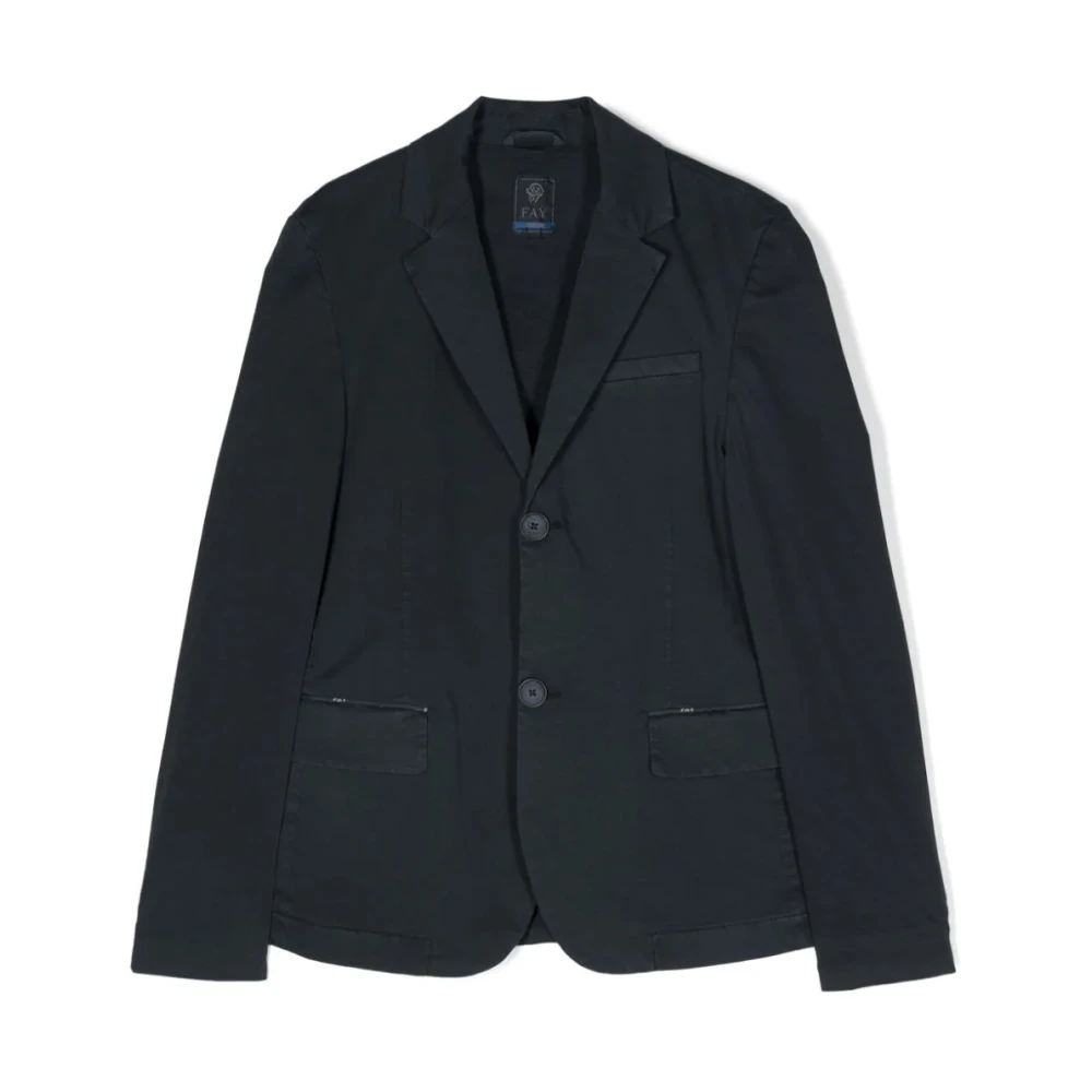 Fay Boys Black Stylish Jacket - Kids Occasion Wear - 4 Y - Kids
