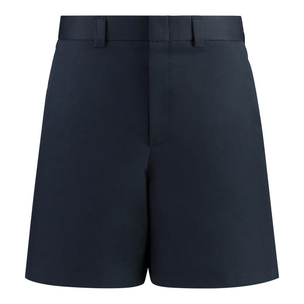 Gucci Blue Casual Shorts, Male, M, Cotton Bermuda Shorts