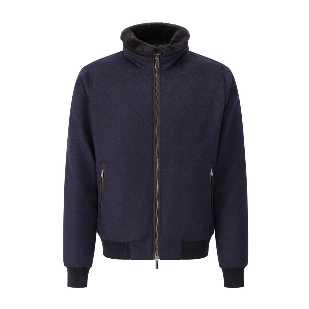 Moorer Uomo Blu Giacche, 3XL, New,