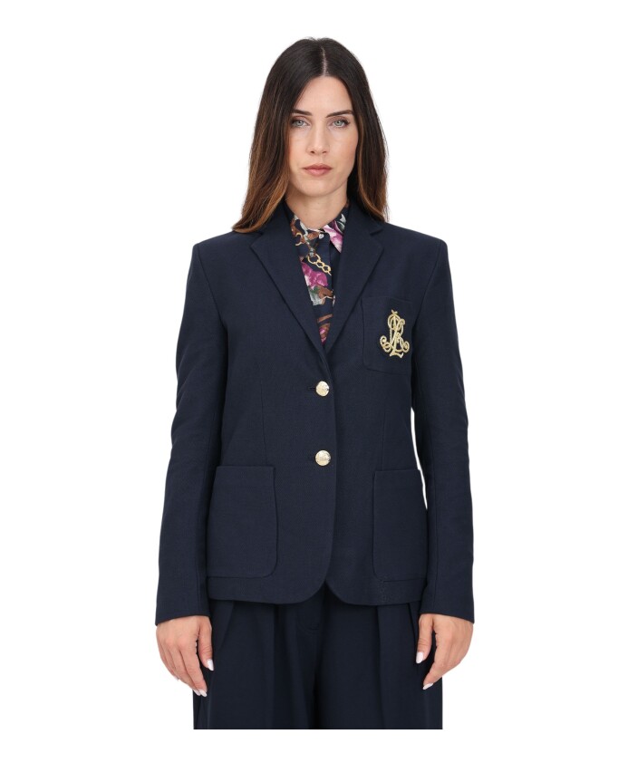 blauwe-damesjas-elegante-pasvorm