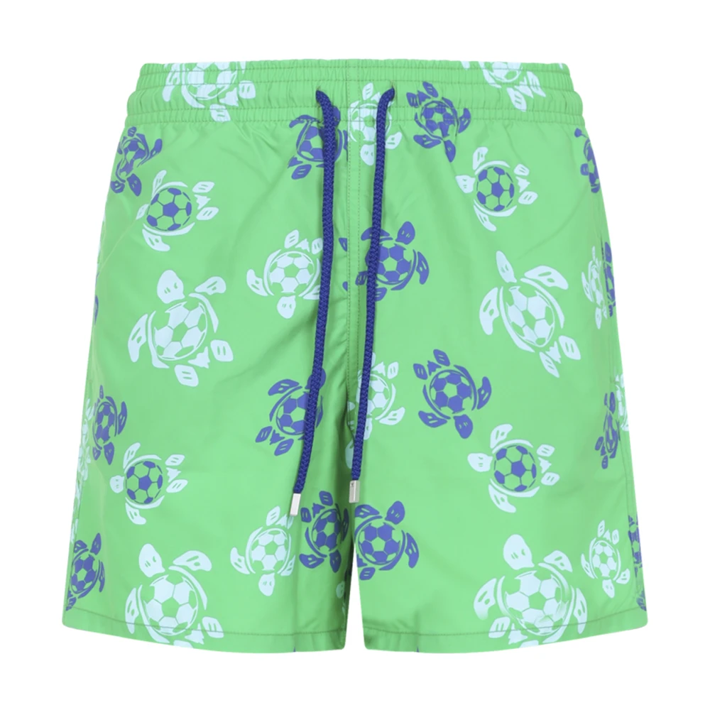 Vilebrequin Men's Green Moorea Swim Shorts - Beachwear - S - Swimwear