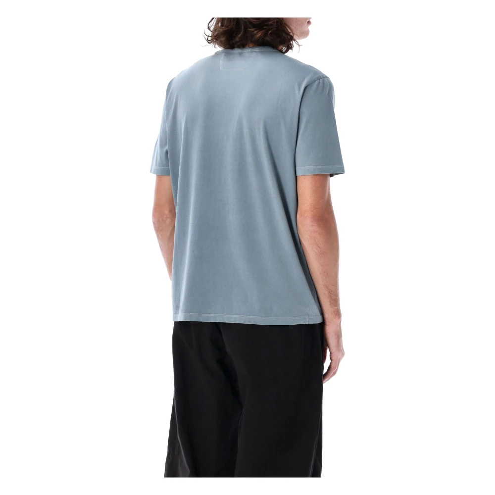 C.P. Company Logo Jersey T-Shirt Blue Heren