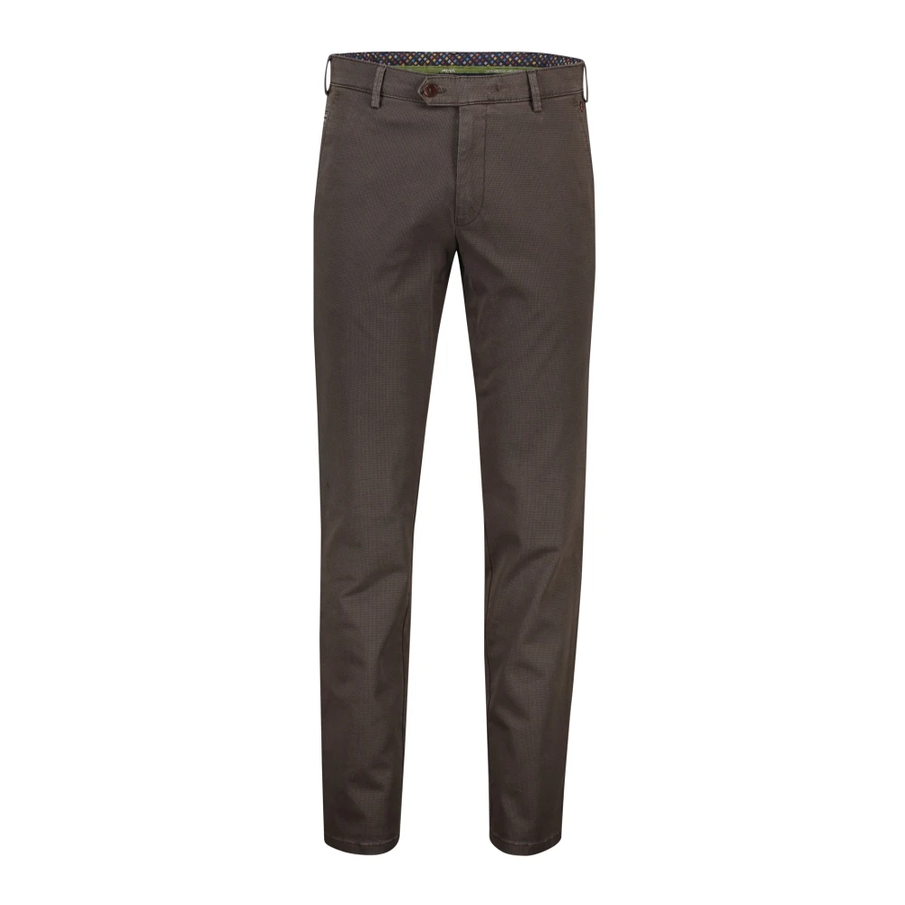 Meyer Bruine katoenen chino broek Brown Heren