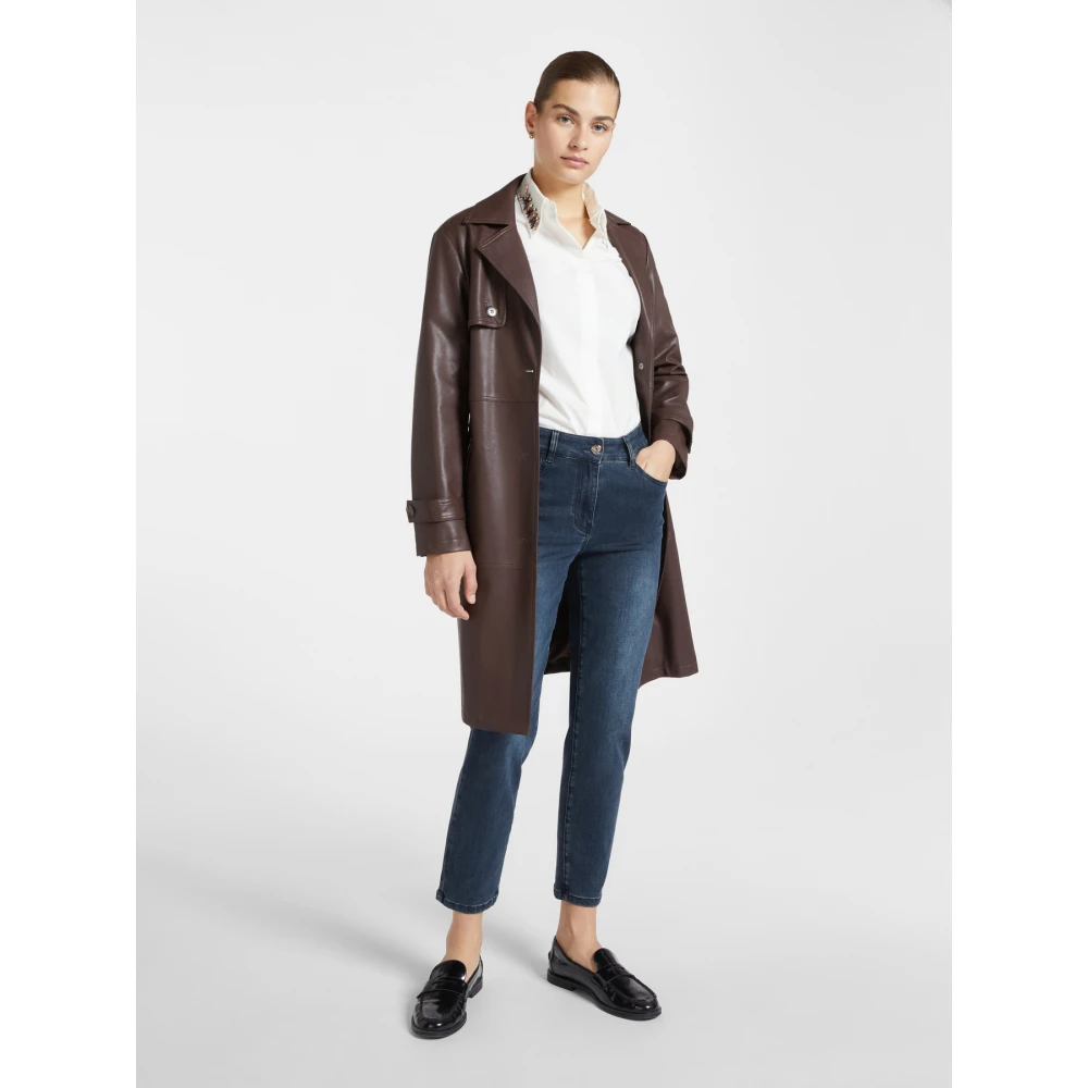 Elena Mirò Denim Power Stretch Jeggings Blue Dames