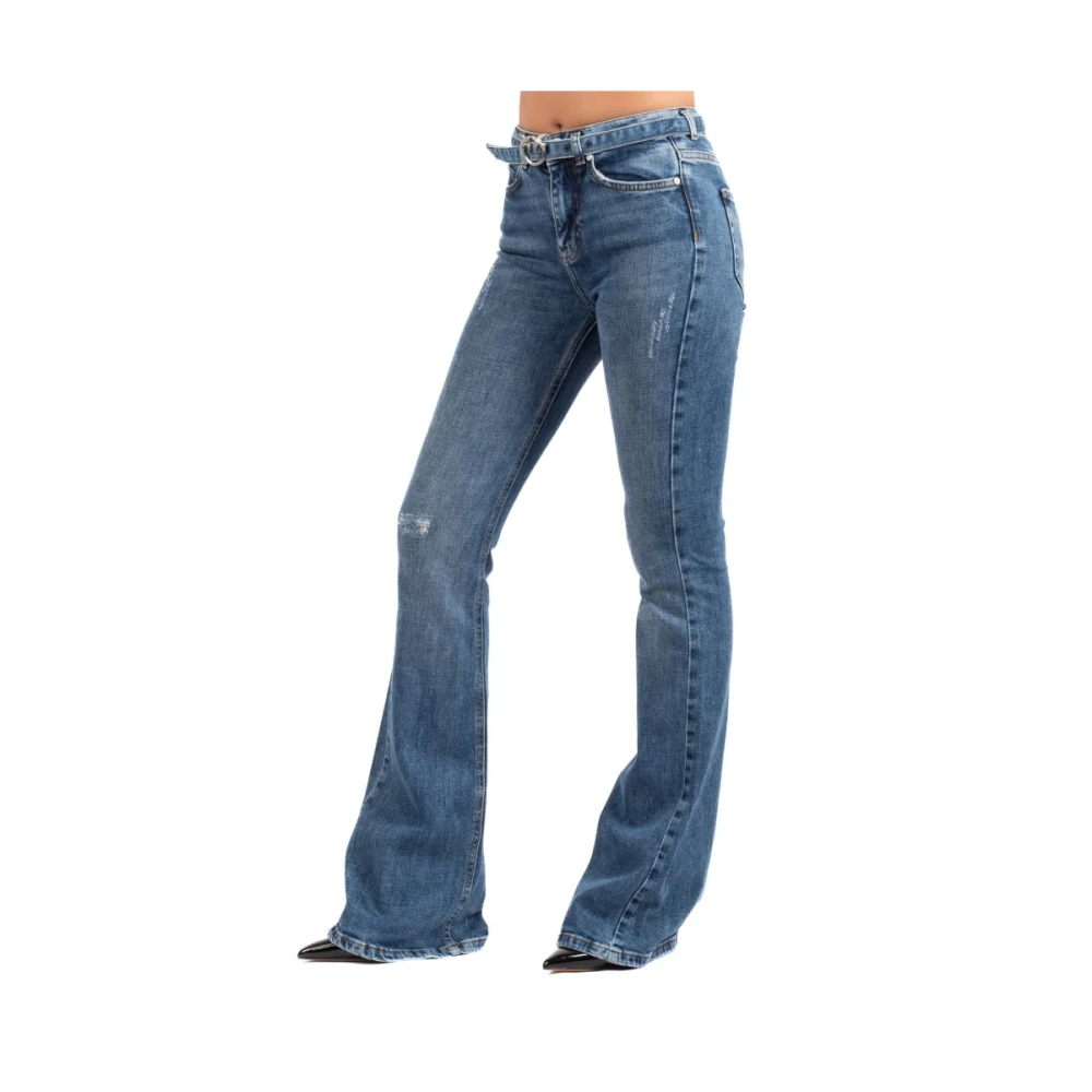 pinko Damesjeans in trendy stijl Blue Dames