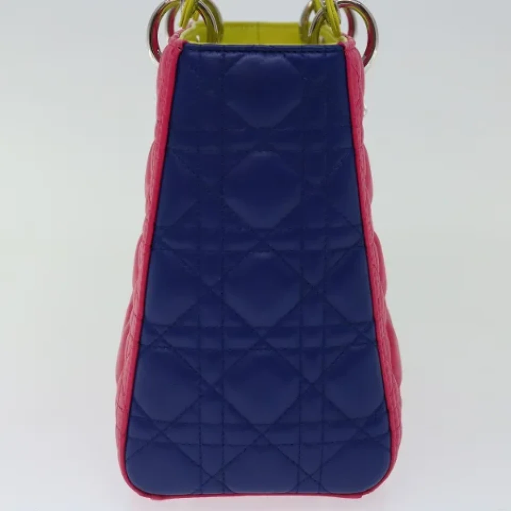 Dior Vintage Pre-owned Leather dior-bags Pink Dames