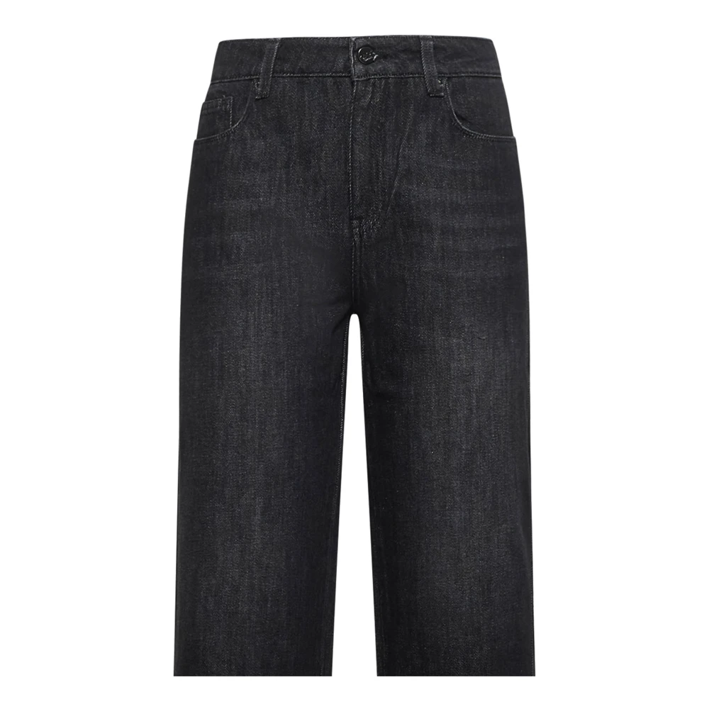 Kaos Zwarte Denim Jeans Black Dames