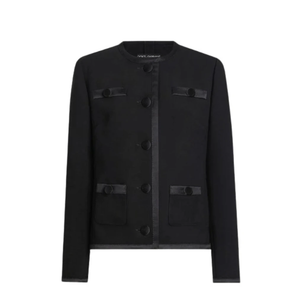 Dolce & Gabbana Donna Nero Giacche, M, New,