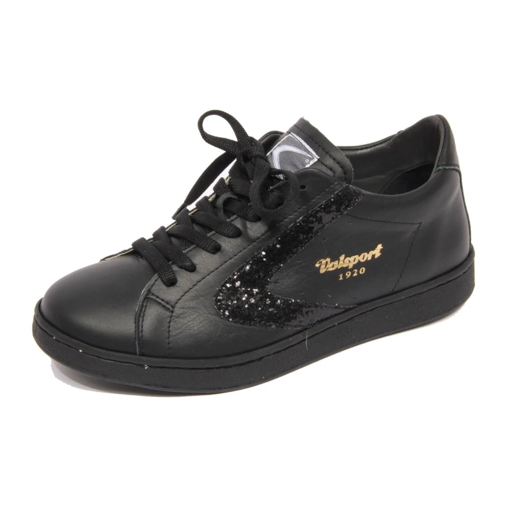 Valsport 1920 Glitter Leren Schoenen Toernooi Model Dames Schoenen Zwart