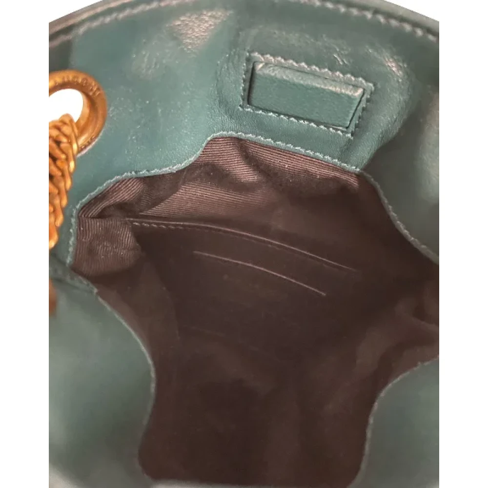 Yves Saint Laurent Vintage Pre-owned Suede crossbody-bags Green Dames