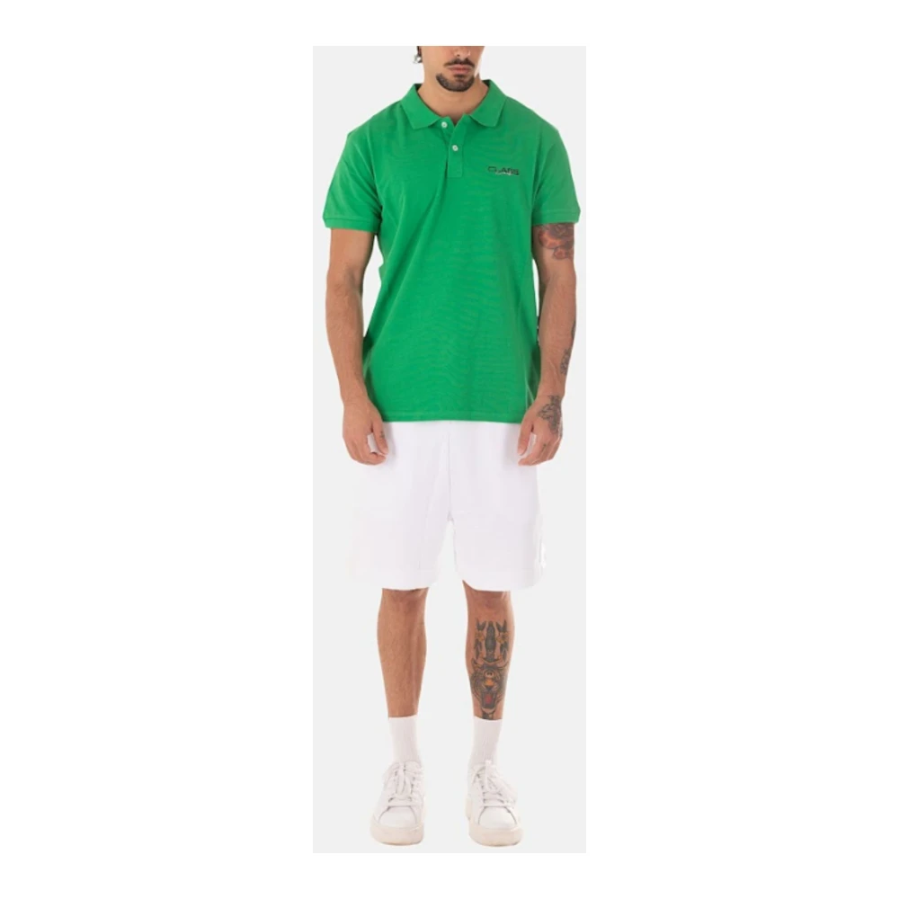 Just Cavalli Heren Logo Polo Shirt Green Heren