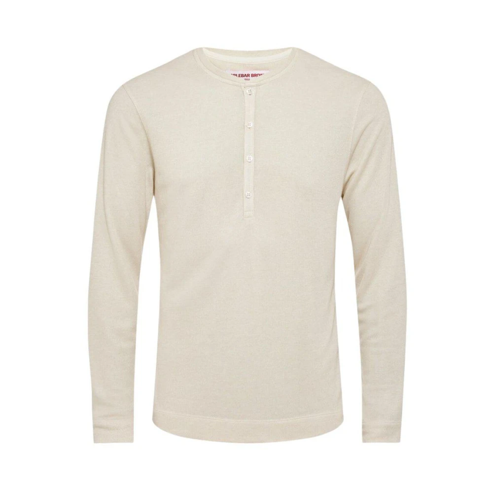 Orlebar Brown Kasjmier Matchstick Longsleeve White Heren