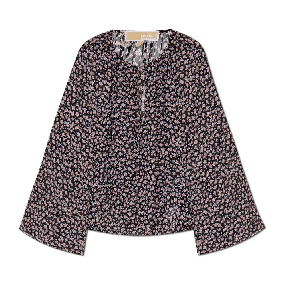 Michael Kors Bloemenprint top Black Dames