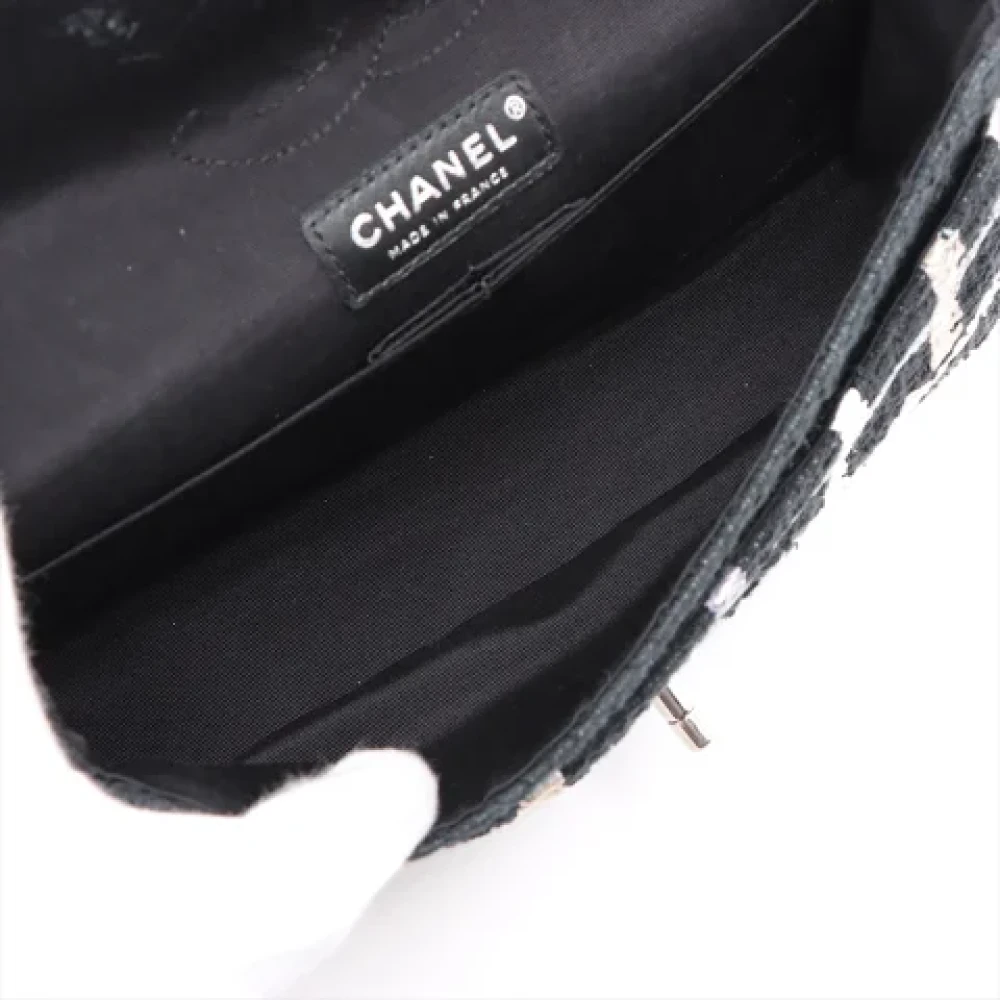Chanel Vintage Pre-owned Fabric chanel-bags Black Dames