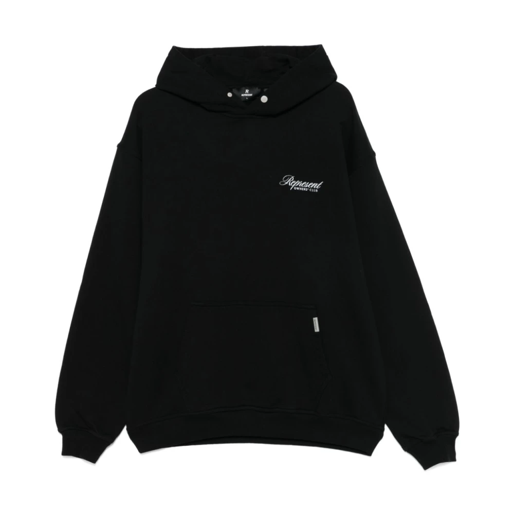 Represent Owners Club Script Hoodie - Male - Hoodies - Black - L - Sweatshirts & Hoodies