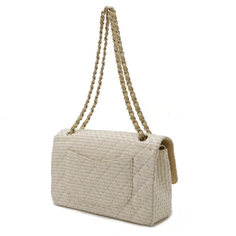 Chanel Vintage Pre-owned Leather shoulder-bags Beige Dames