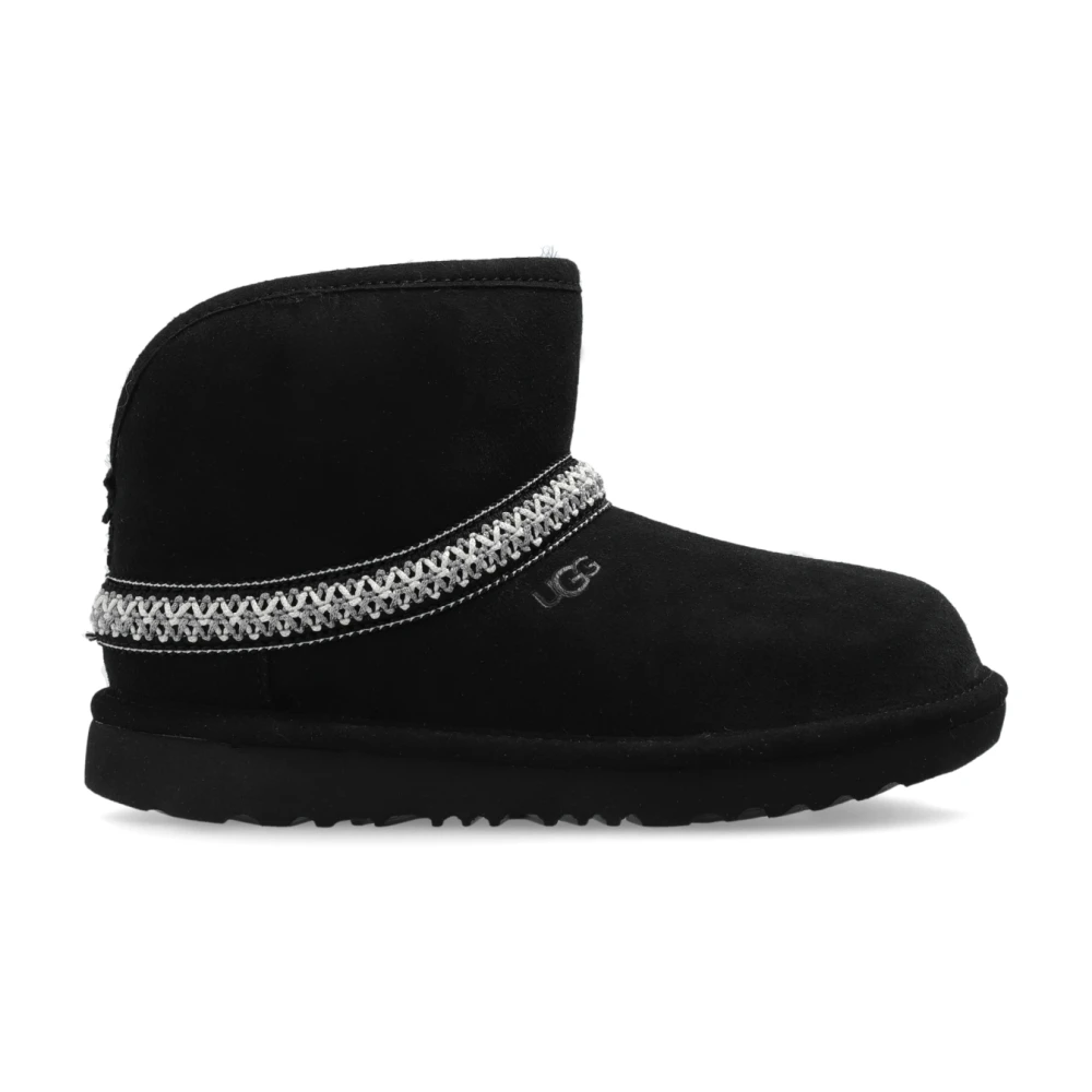 UGG Snö stövlar Barn Klassisk Mini Halvmåne Black, Unisex