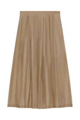 beige-flared-skirt