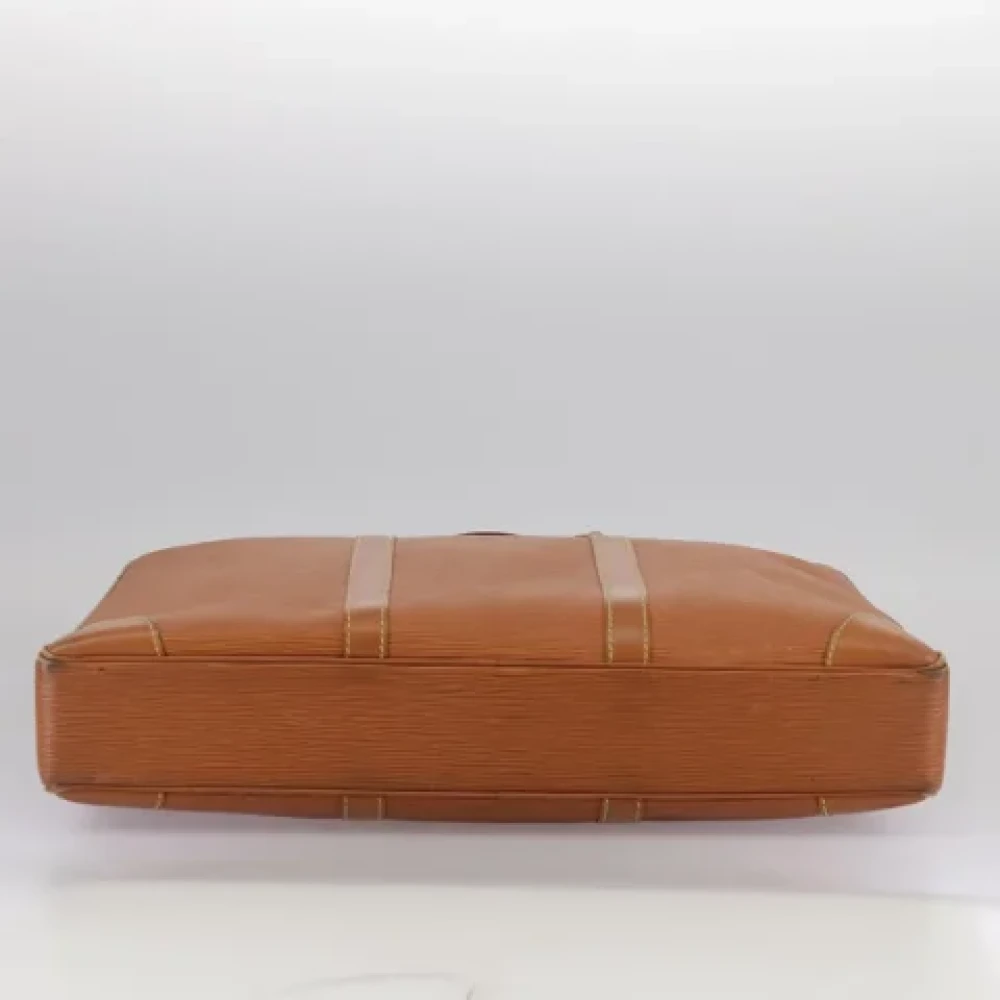 Louis Vuitton Vintage Pre-owned Leather briefcases Brown Dames