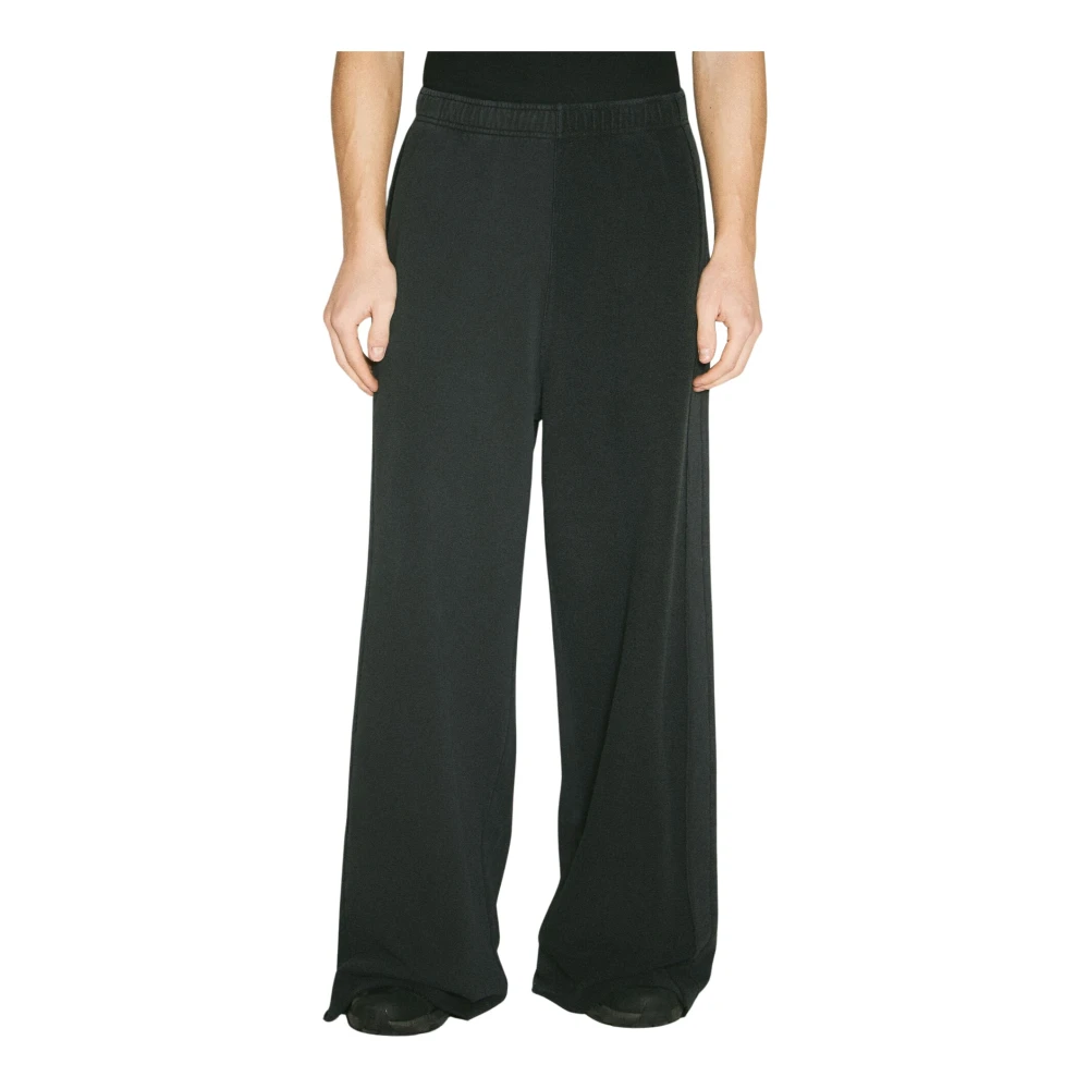 MM6 Maison Margiela Inside-Out Katoenen Joggingbroek Black Heren