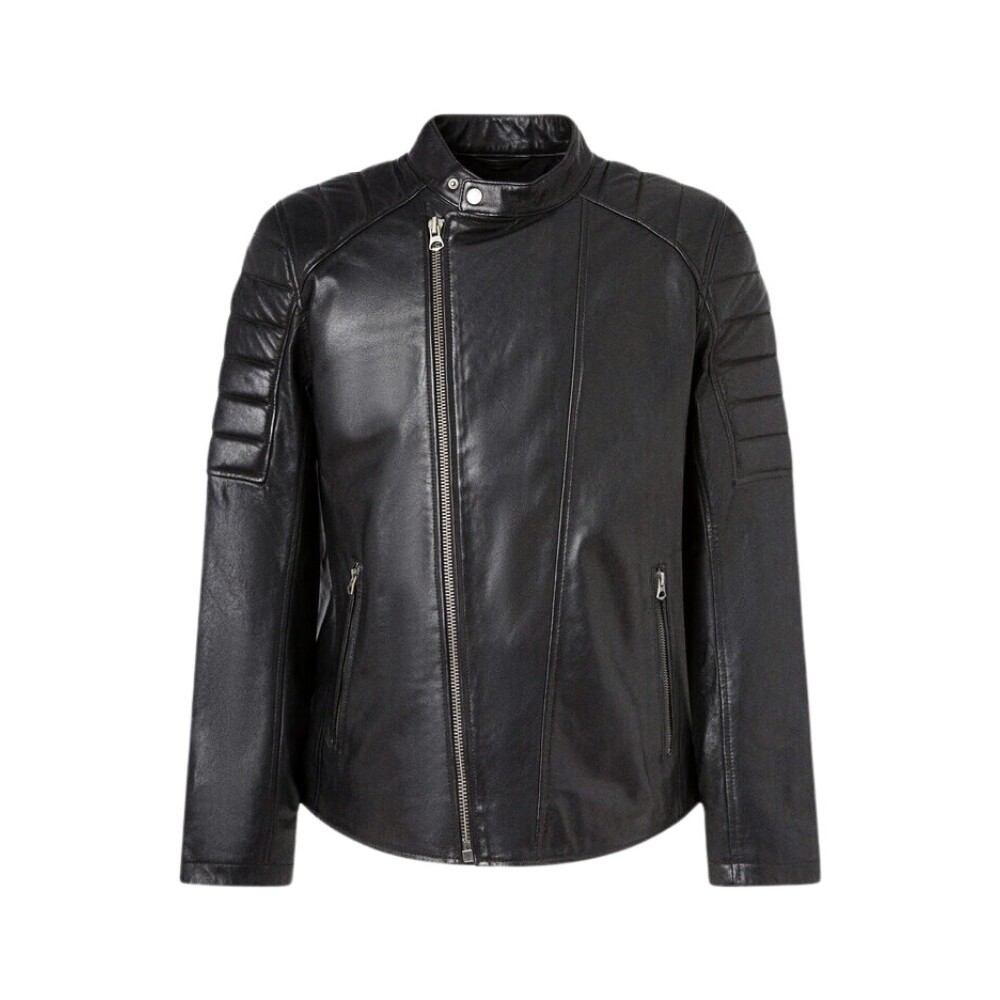 Cazadora Biker de Piel Pepe Jeans Mujer Miinto