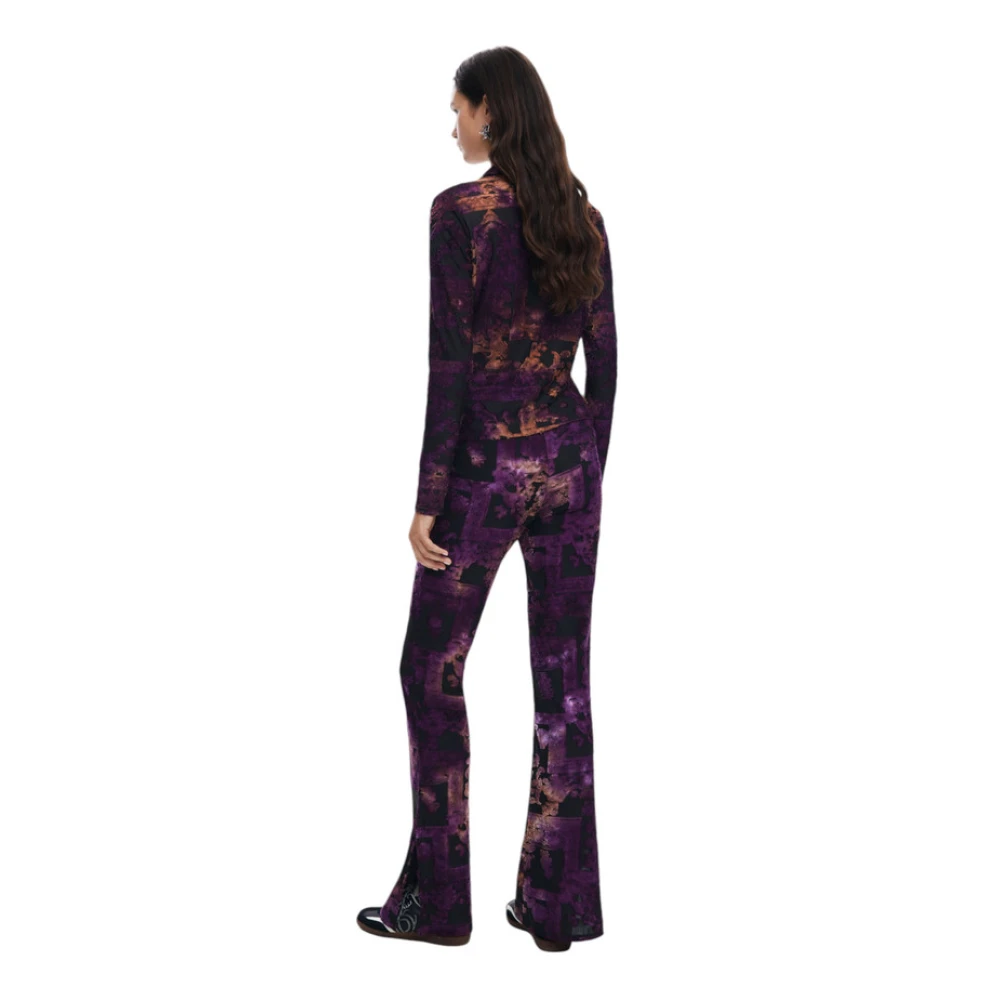 Desigual Dames Nebula T-shirt Stijlvol Ontwerp Black Dames