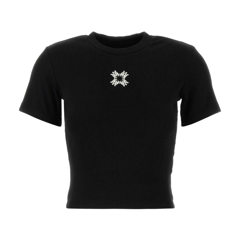 Amiri Stretch Katoenen T-Shirt Black Dames