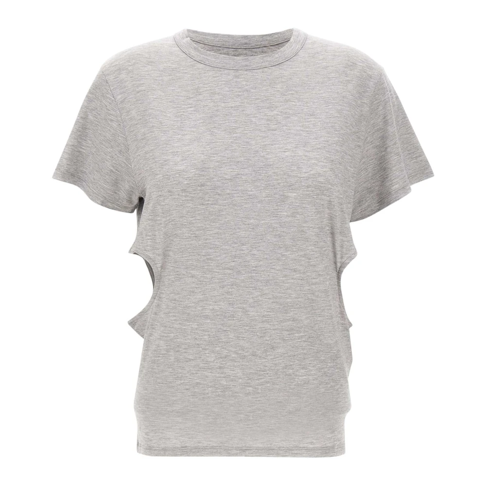 IRO Bonnie T-shirt met uitsparingen Gray Dames