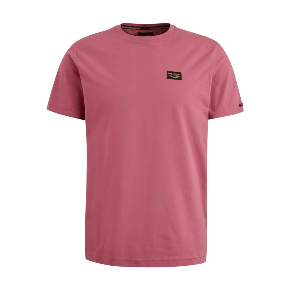 PME Legend Korte Mouw R-hals Guyver Tee Pink Heren