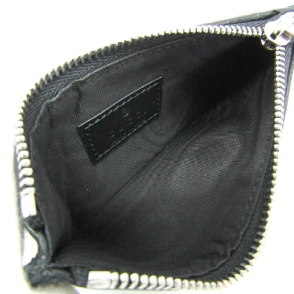 Gucci Vintage Pre-owned Leather wallets Black Dames