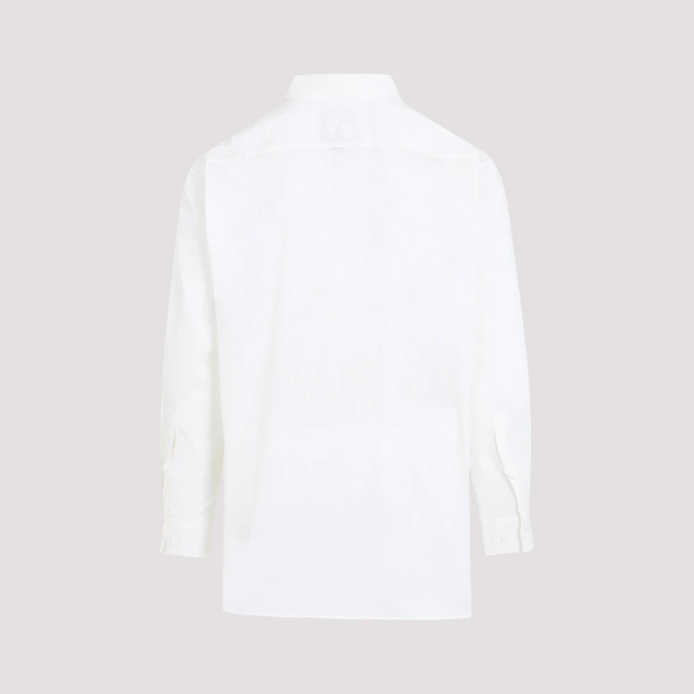 Y-3 Wit Overhemd voor Mannen White Heren