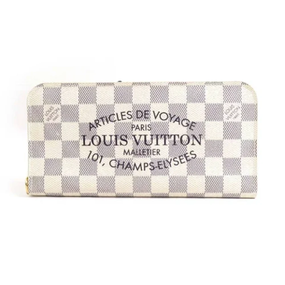 Louis Vuitton Vintage Pre-owned Canvas wallets White Dames