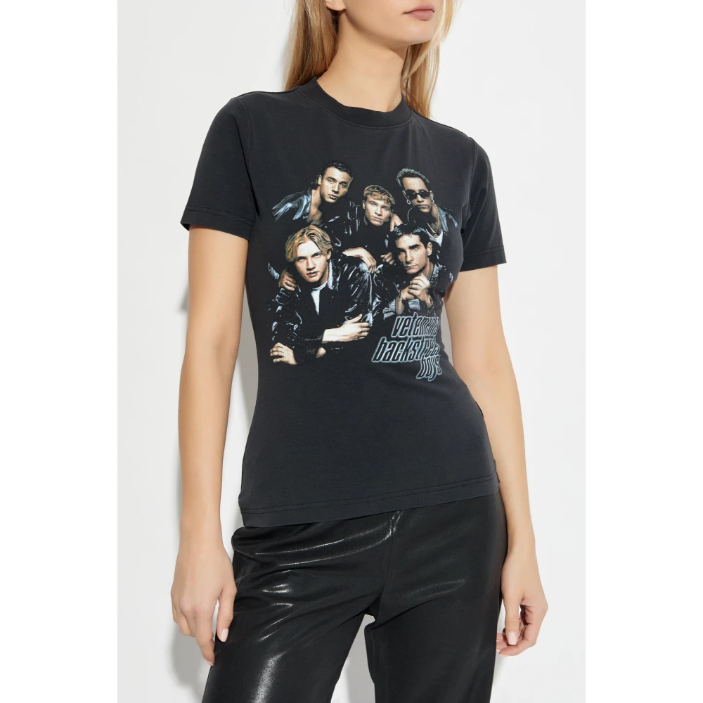 Vetements T-shirt met print Black Dames