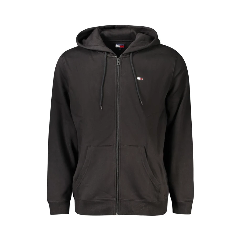 Tommy Hilfiger Men's Black Zip-Throughs, 2XL, Zip-Through Hooded Sweatshirt