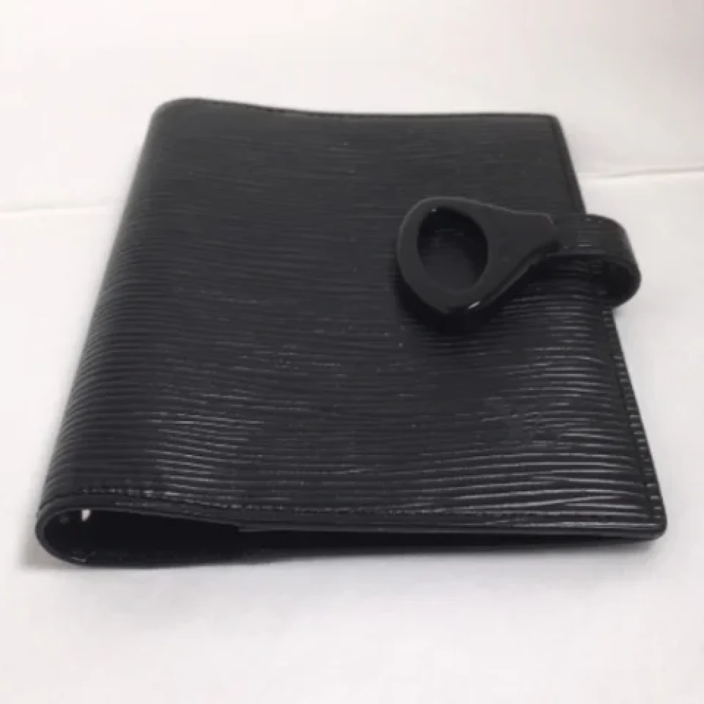 Louis Vuitton Vintage Pre-owned Leather home-office Black Dames