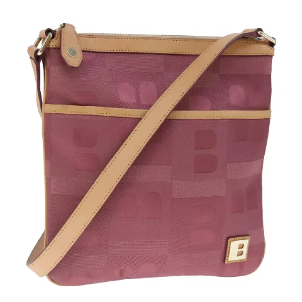 Bally Pre-owned Canvas shoulder-bags Pink Dames