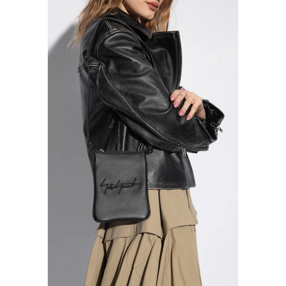 Yohji Yamamoto Tas met logo Black Unisex