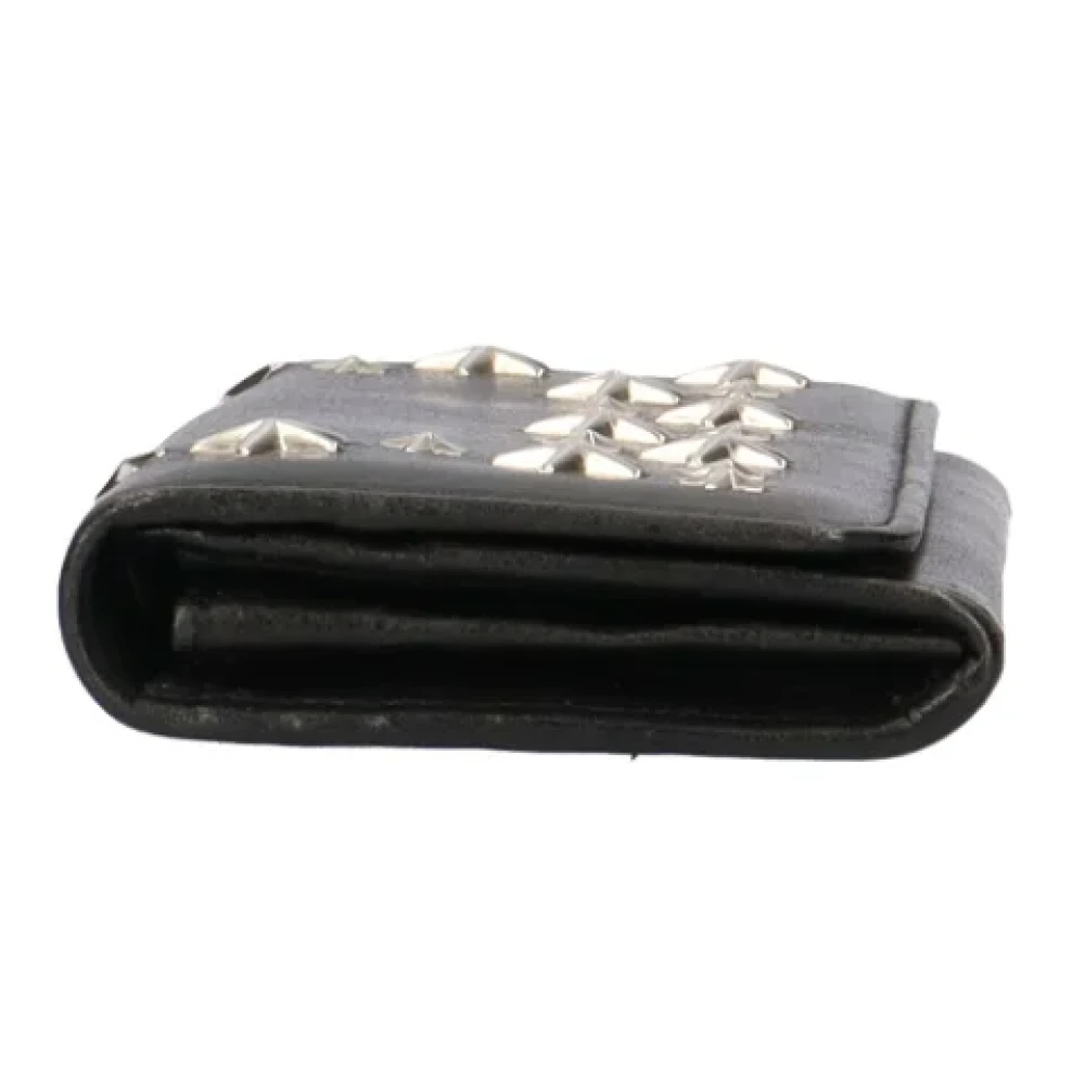 Jimmy Choo Pre-owned Fabric wallets Black Dames
