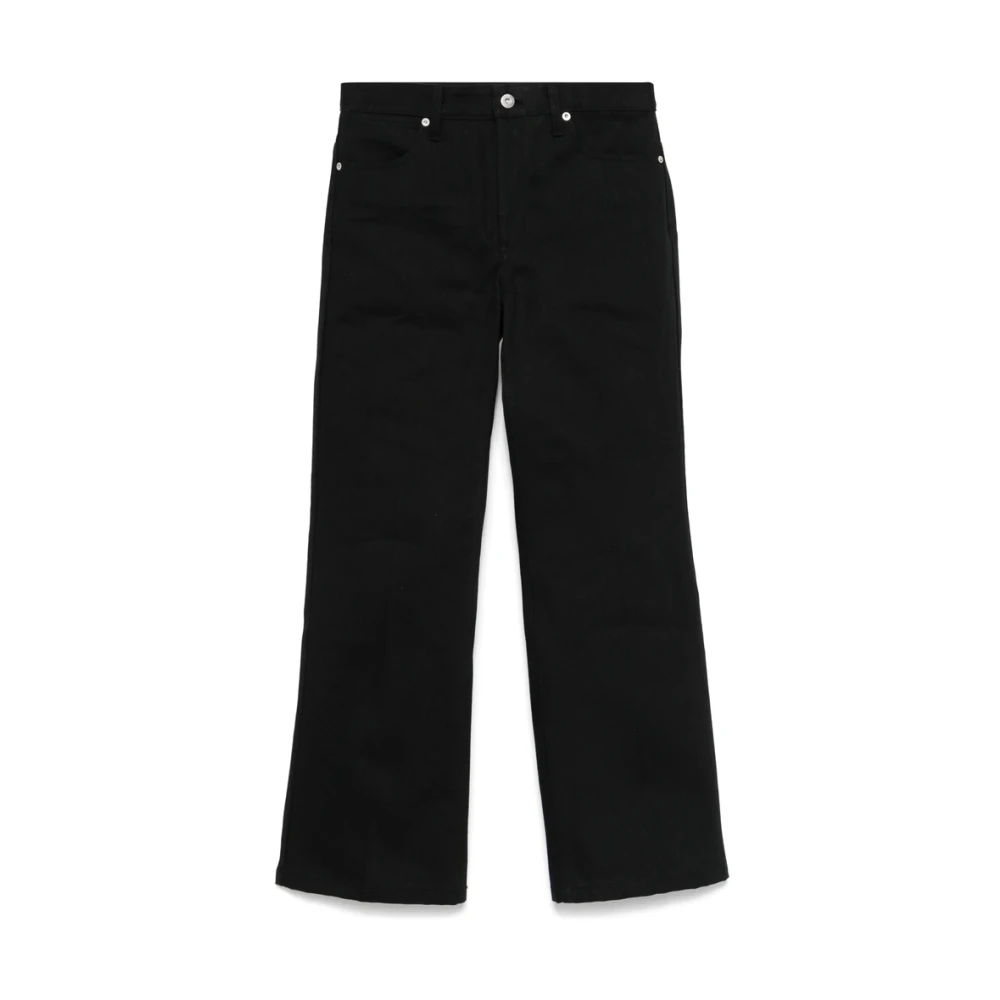 Jil Sander Zwarte Klassieke Jeans met Verborgen Rits Black Dames