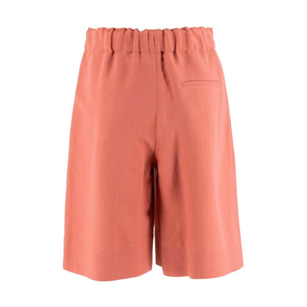Antonelli Firenze Wijde Lijn Bermuda Shorts voor Lente Red Dames