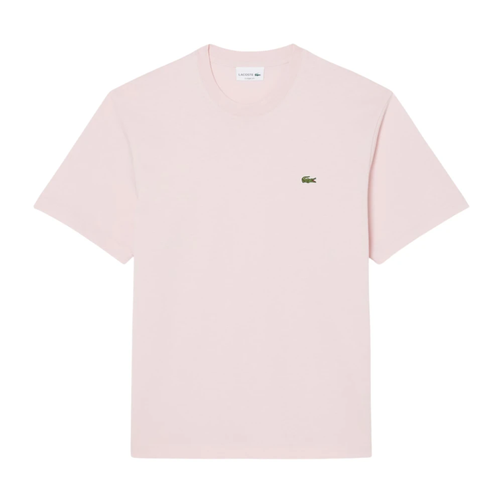 Lacoste Men's Pink Cotton T-Shirt - T-Shirts - Xl - Tops